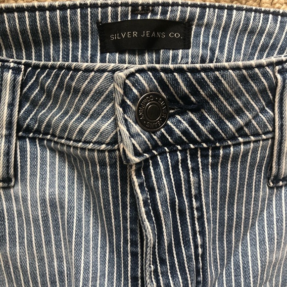 Striped skinny jeans waist 29 - Picture 4 of 5